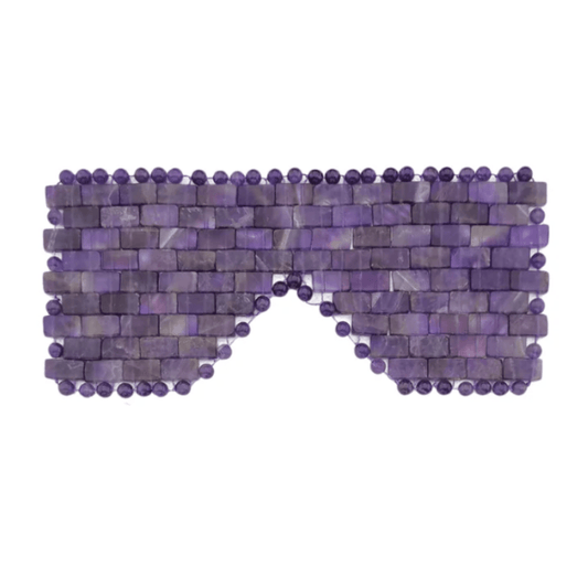 Amethyst Crystal Eye Mask