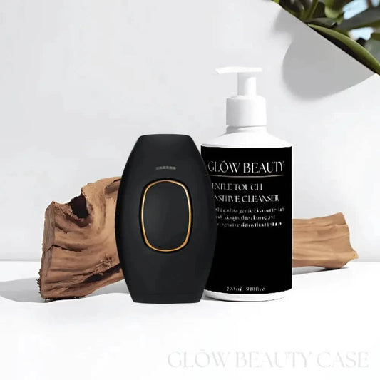 Sleek black IPL handset for smooth skin