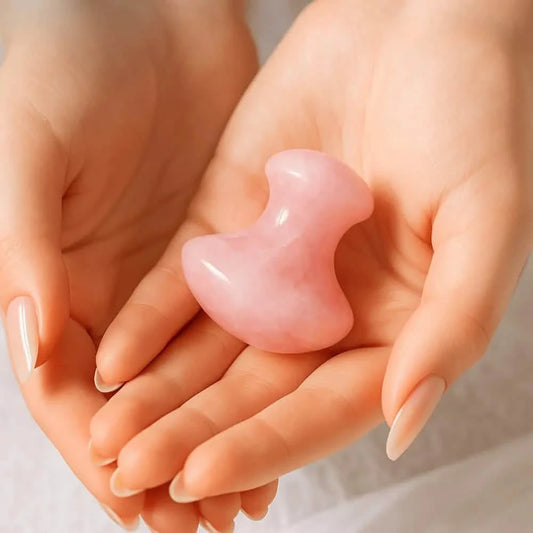 rose quartz face massager
