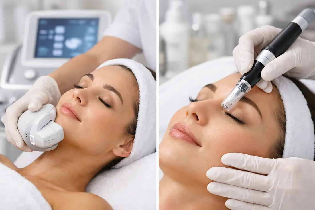 HIFU vs Microneedling Treatments