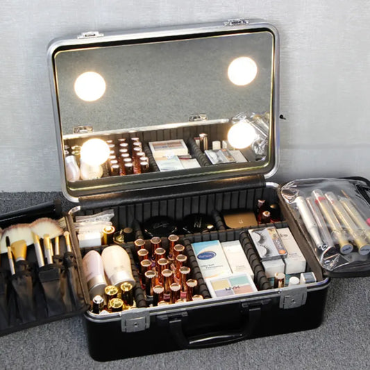 What Sets The Light Up Makeup Box Apart From Other Cosmetic Organizers?
