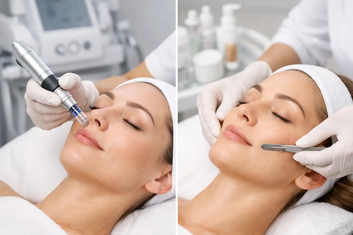 Microneedling or Dermaplaning for Salons?