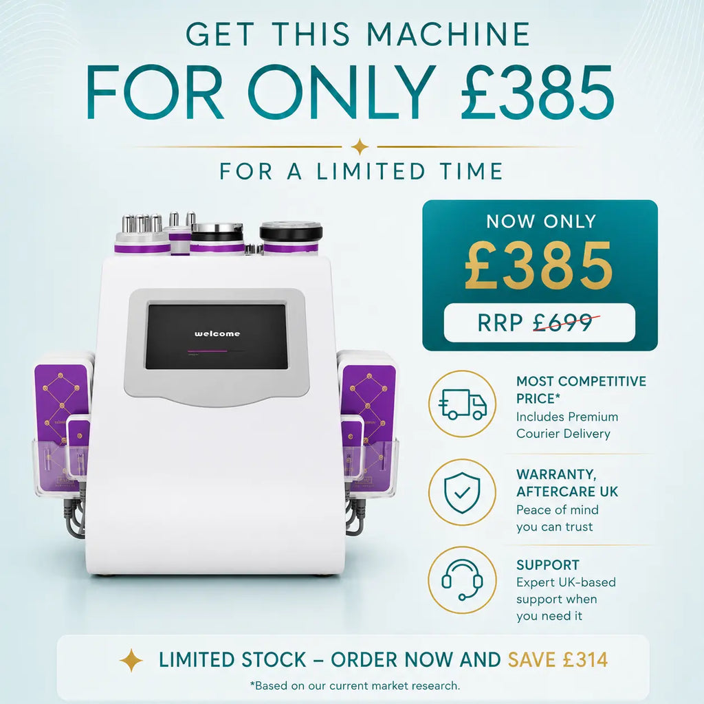 Cavitation Machine 40K 6 in 1 Ultrasonic Upgrade - CE & RoHS Certified