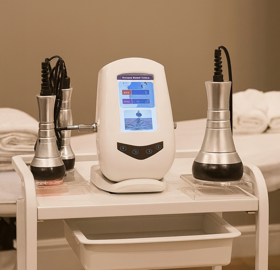 3 In 1 Exo Cav Ultrasonic Cavitation Body Glow Beauty Slimming Machine