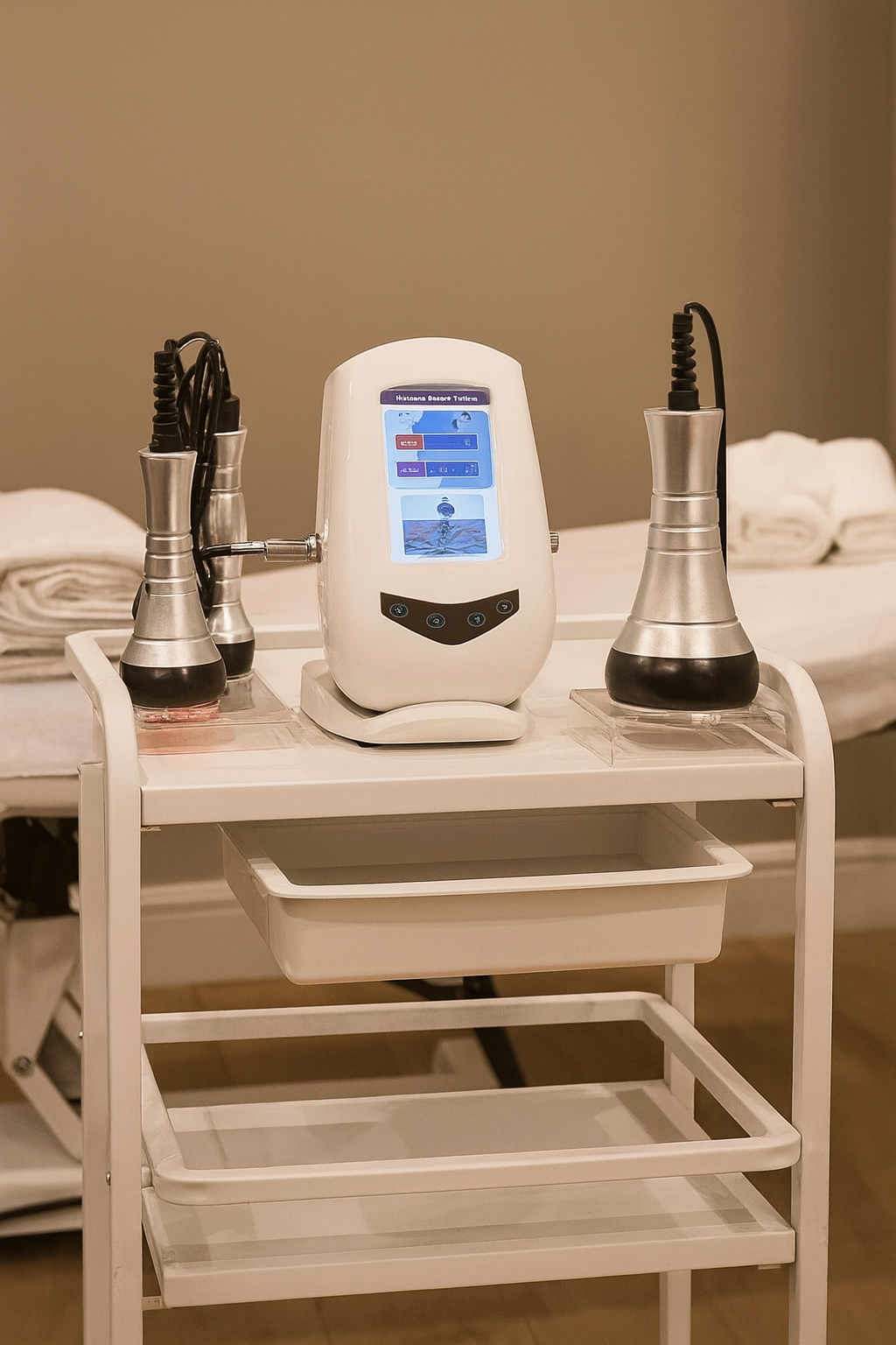 3 In 1 Exo Cav Ultrasonic Cavitation Body Glow Beauty Slimming Machine