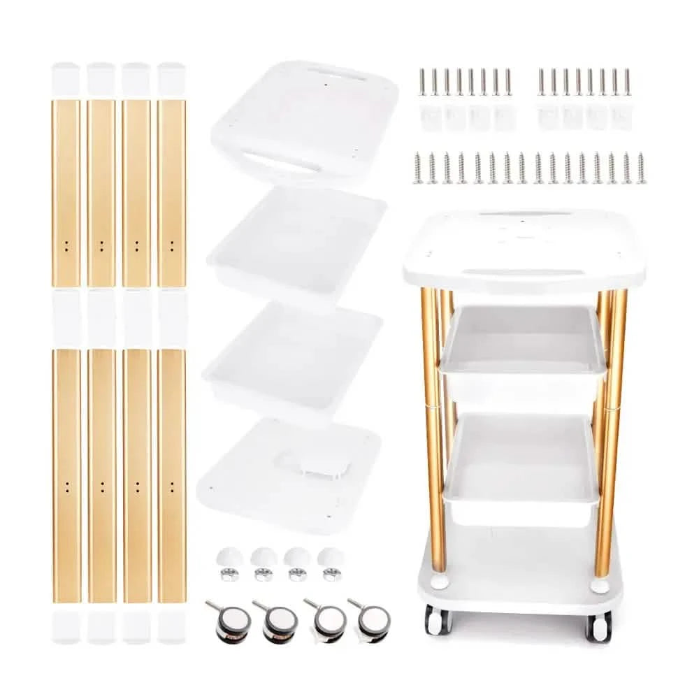 3 tier beauty trolley