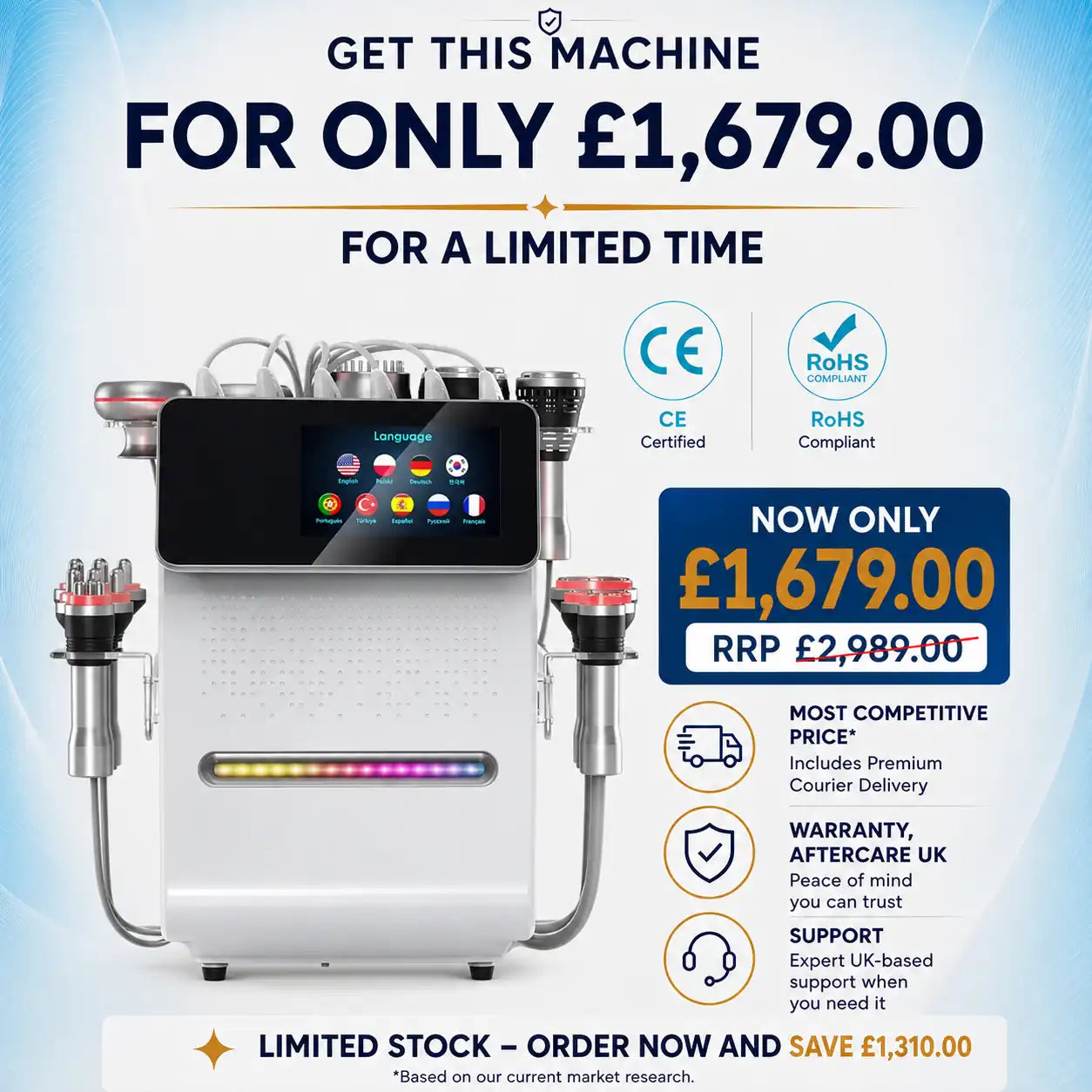 cavitation and rf machine uk