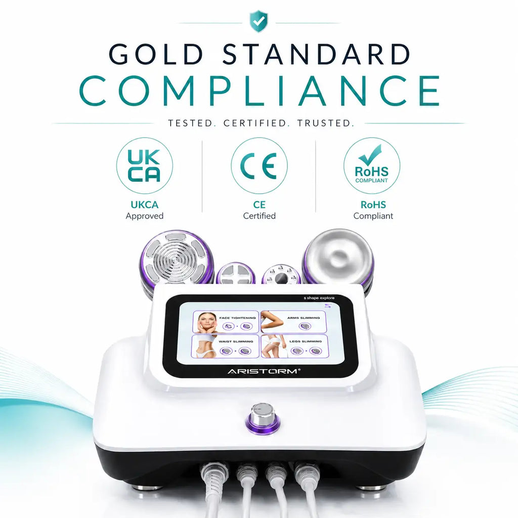 ARISTORM S Shape Cavitation Body Slimming Machine - UKCA CE & RoHS Certified