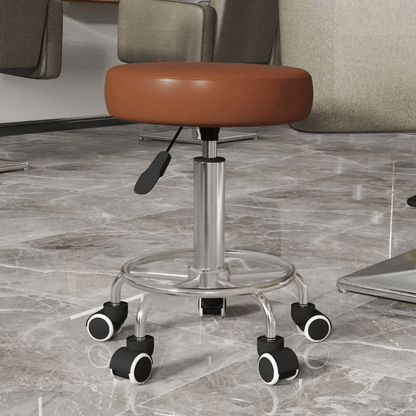 salon stool with wheels