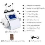 80K Ultrasonic Cavitation Machine 9 In 1 - CE & RoHS Certified