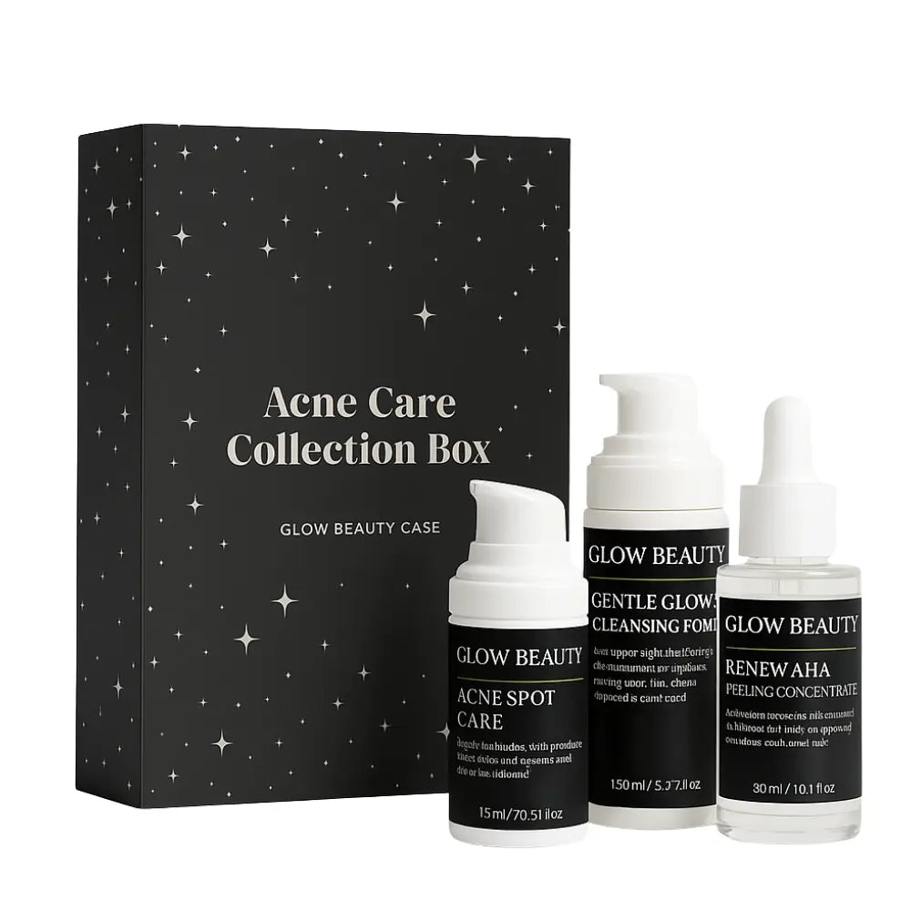 Acne Care Vegan Skincare Collection Box - Glow Beauty Case