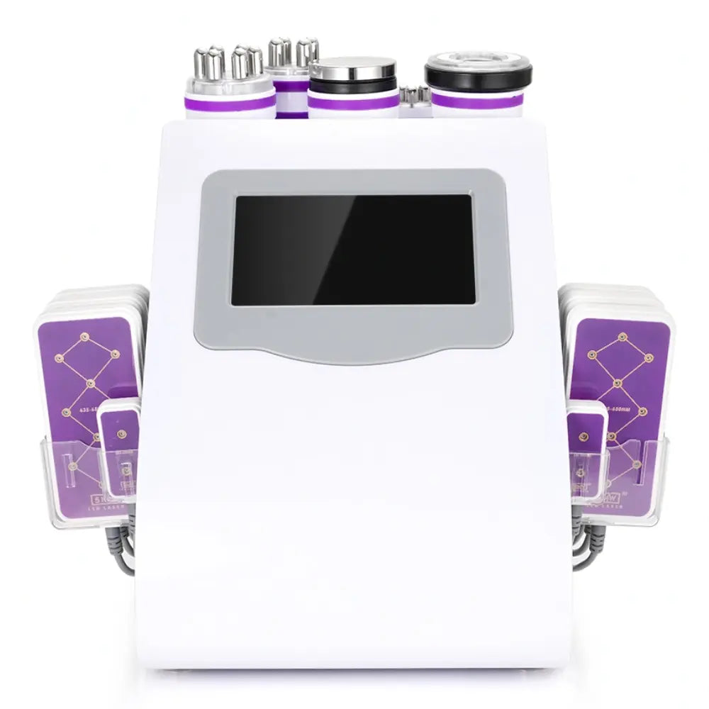 Body sculpting 6 in 1 cavitation machine with lipo laser