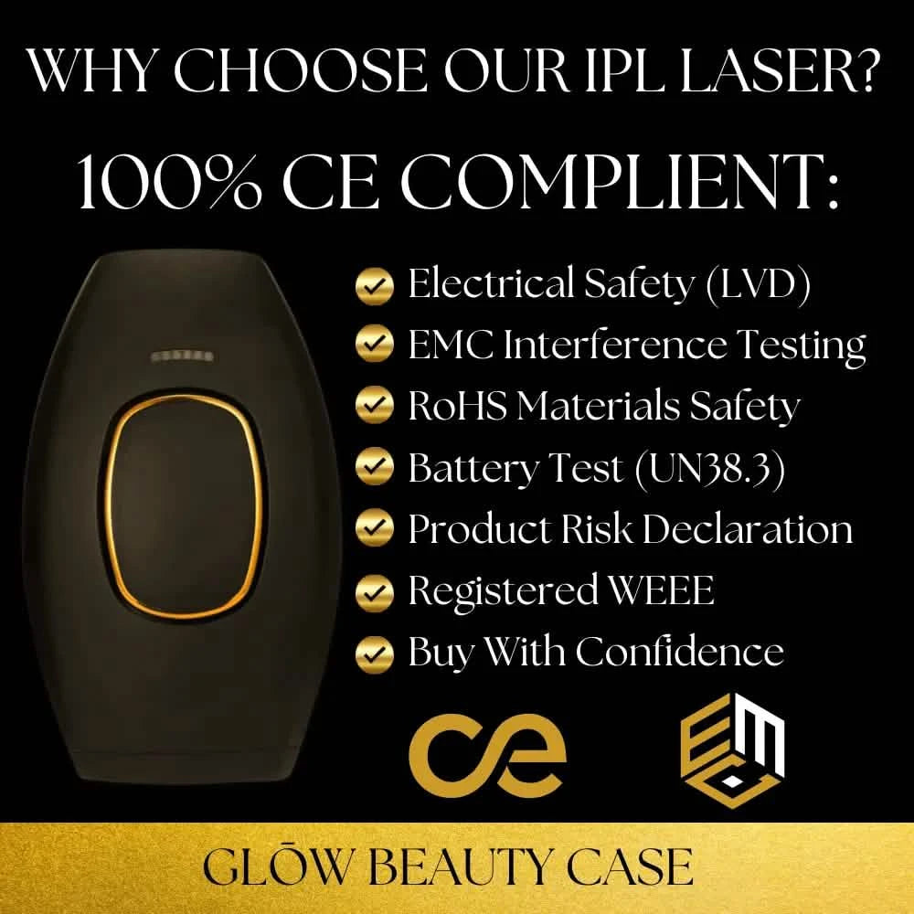 Smooth Skin Starts Here Black IPL Laser Hair Removal Kit + Gentle ...