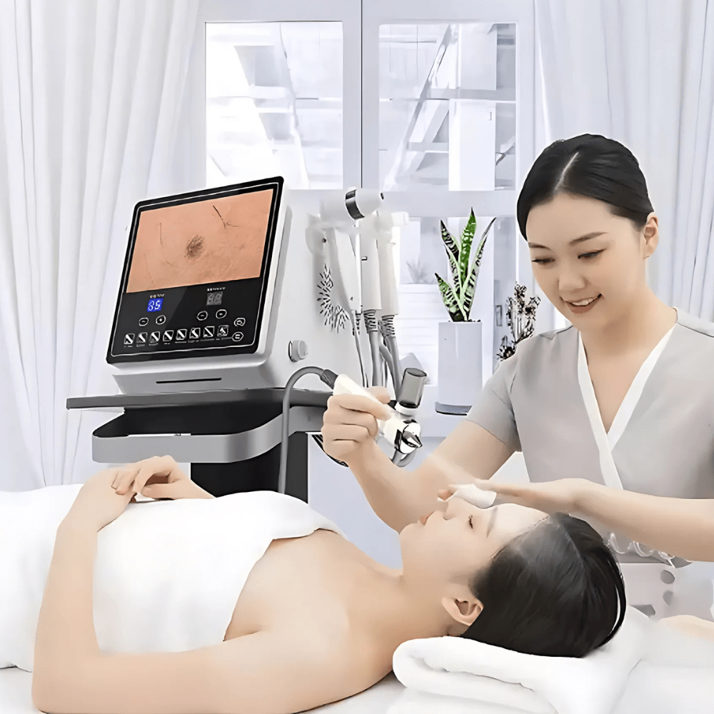 8 In 1 Hydro Facial Beauty Machine With Skin Detector