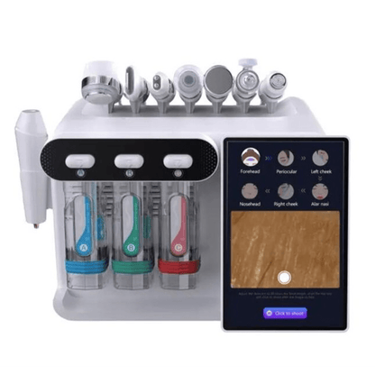 8 In 1 Professional Hydro Machine With Acne & Skin Analysis