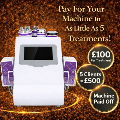 Cavitation Machine 40K 6 in 1 Ultrasonic Upgrade - CE & RoHS Certified