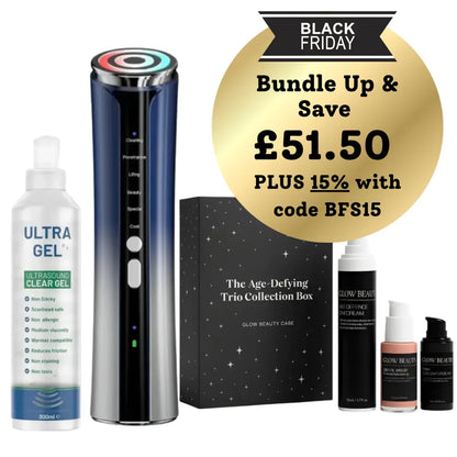 Turbo RF Skin Tightening Wand & Anti Aging Gift Set - Blue