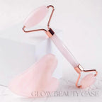 rose quartz eye mask for puffiness and dark circles