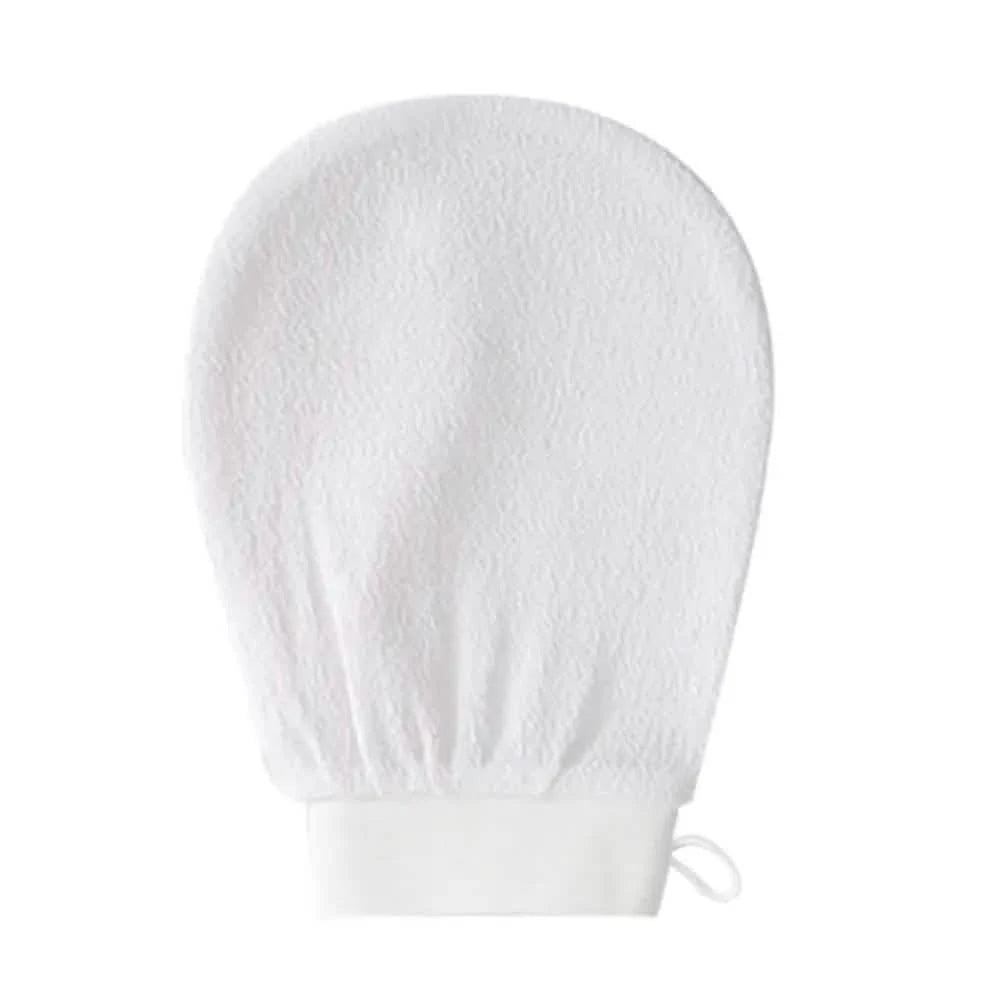 Exfoliating glove for smooth skin before IPL treatment