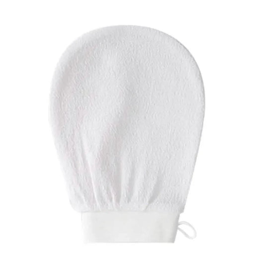 Exfoliating glove for smooth skin before IPL treatment