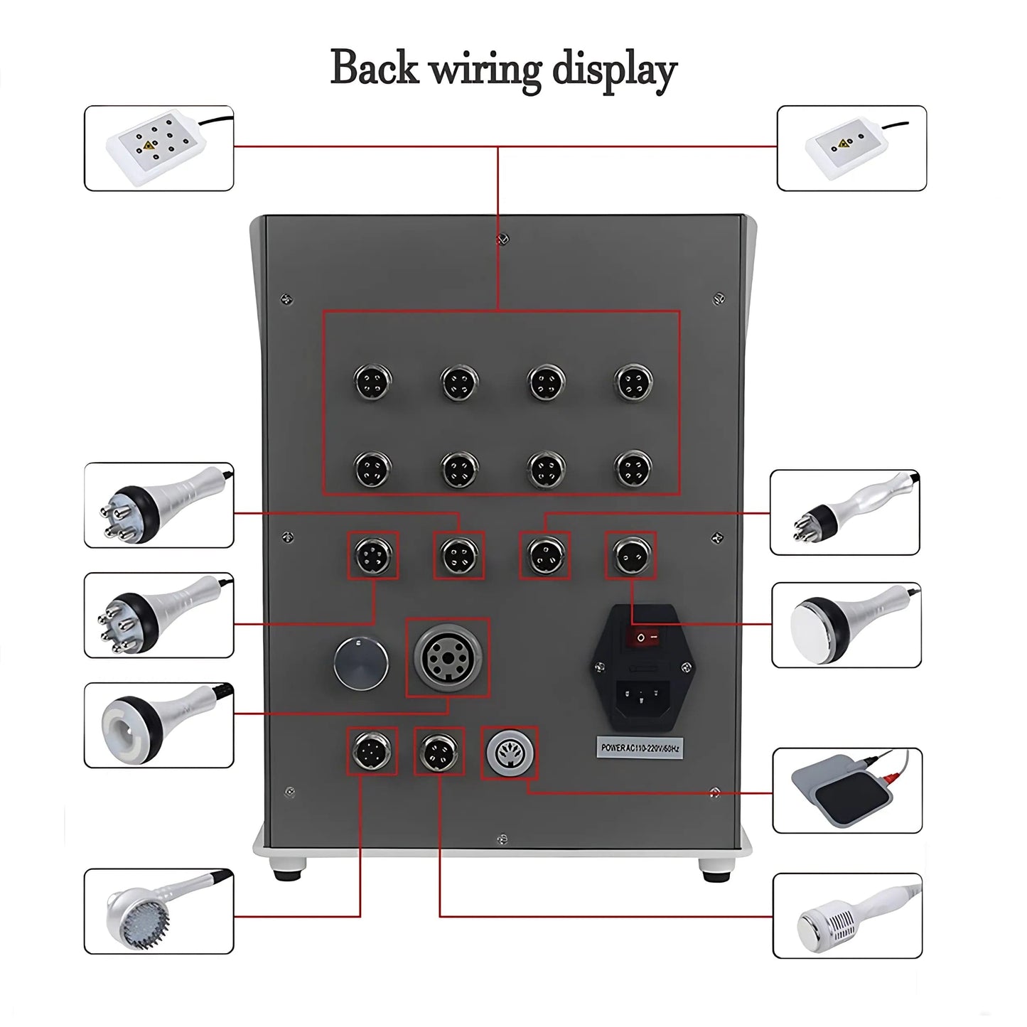 Ultrasonic Cavitation Machine - 40K 9 in 1 Body Sculpting Tool