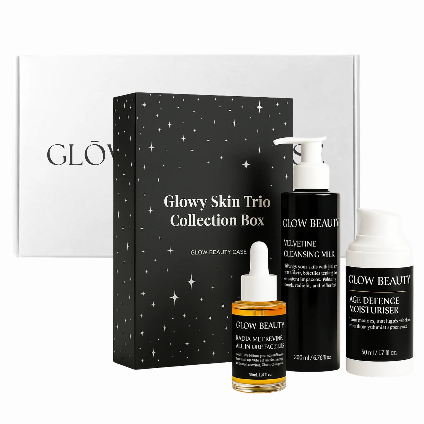 Glowy Skin Trio Skincare Collection Box