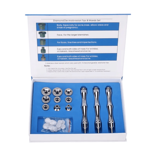 Microdermabrasion Wands, Tips & Accessories Kit