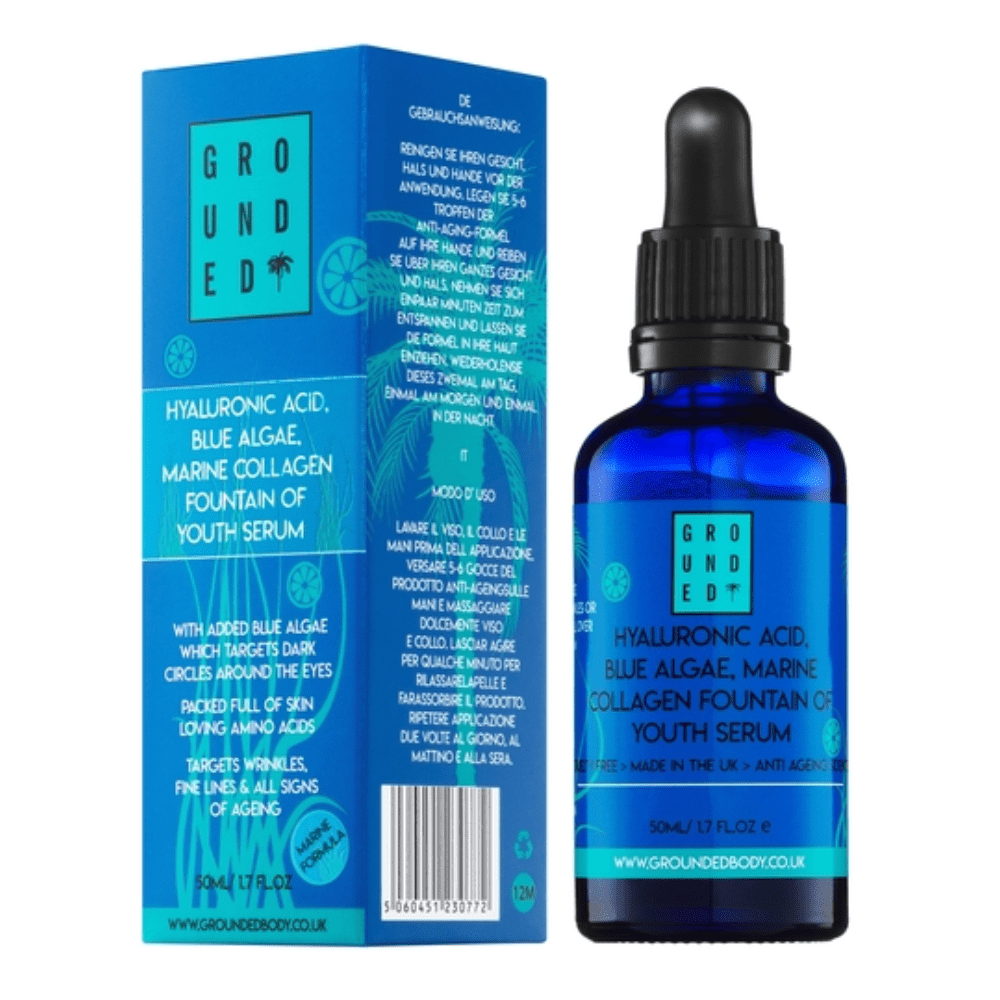 Blue Algae & Collagen Fountain of Youth HA Facial Serum