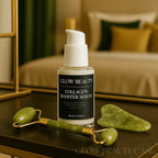 Hydrating collagen booster set with gua sha tool