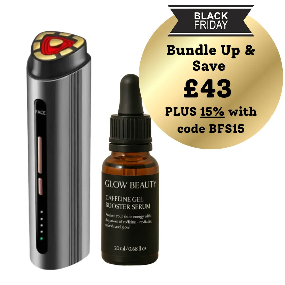 HyperLift RF Skin Tightening Facial Wand & Caffeine Lifting Kit