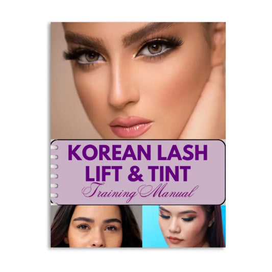Korean Lash Lift & Tint Training Manual Ebook 2026