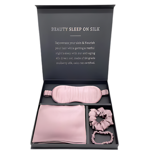 Silk Beauty Sleep Gift Set - Deep Mauve Pink