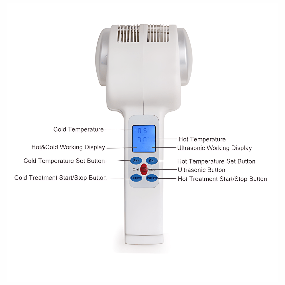 Ultrasound Hot Cold Hammer Cavitation Device