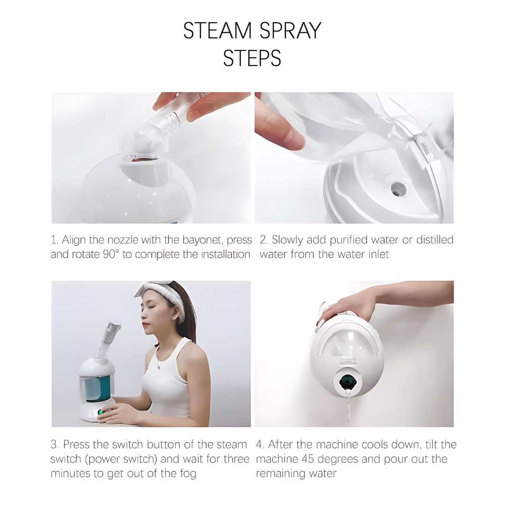 Oxygen Facial Steamer With Nano Technology