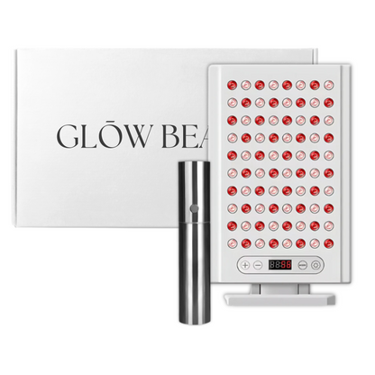 Red Light Therapy Target Beauty Torch in Use