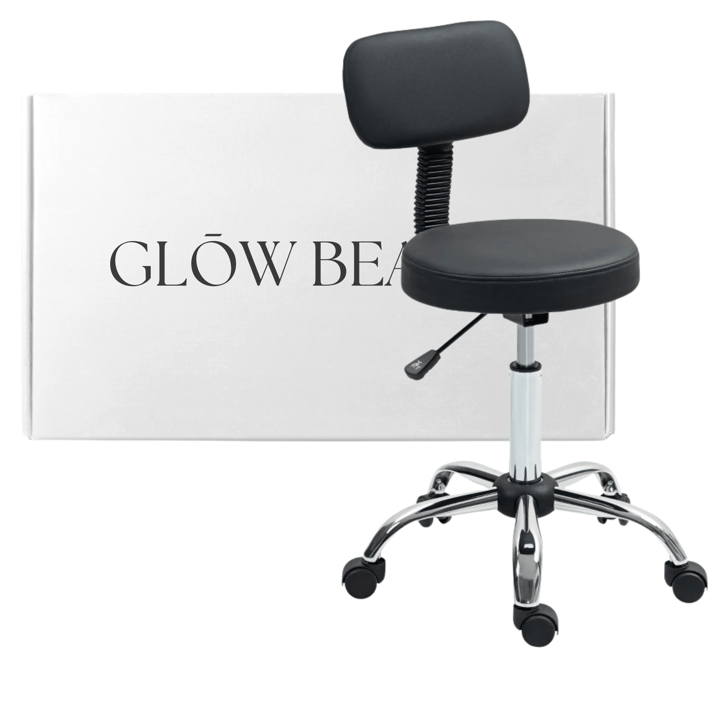 nail tech chair black