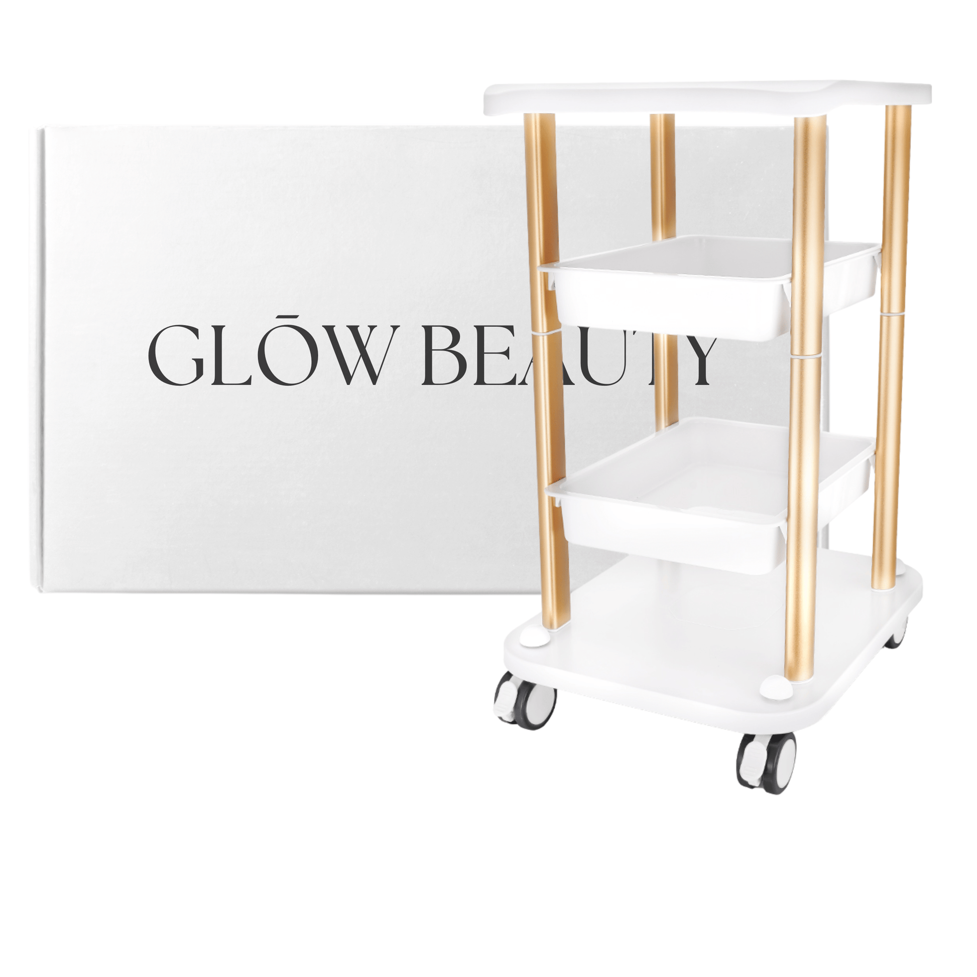 Spa Beauty Salon Two Shelf Trolley