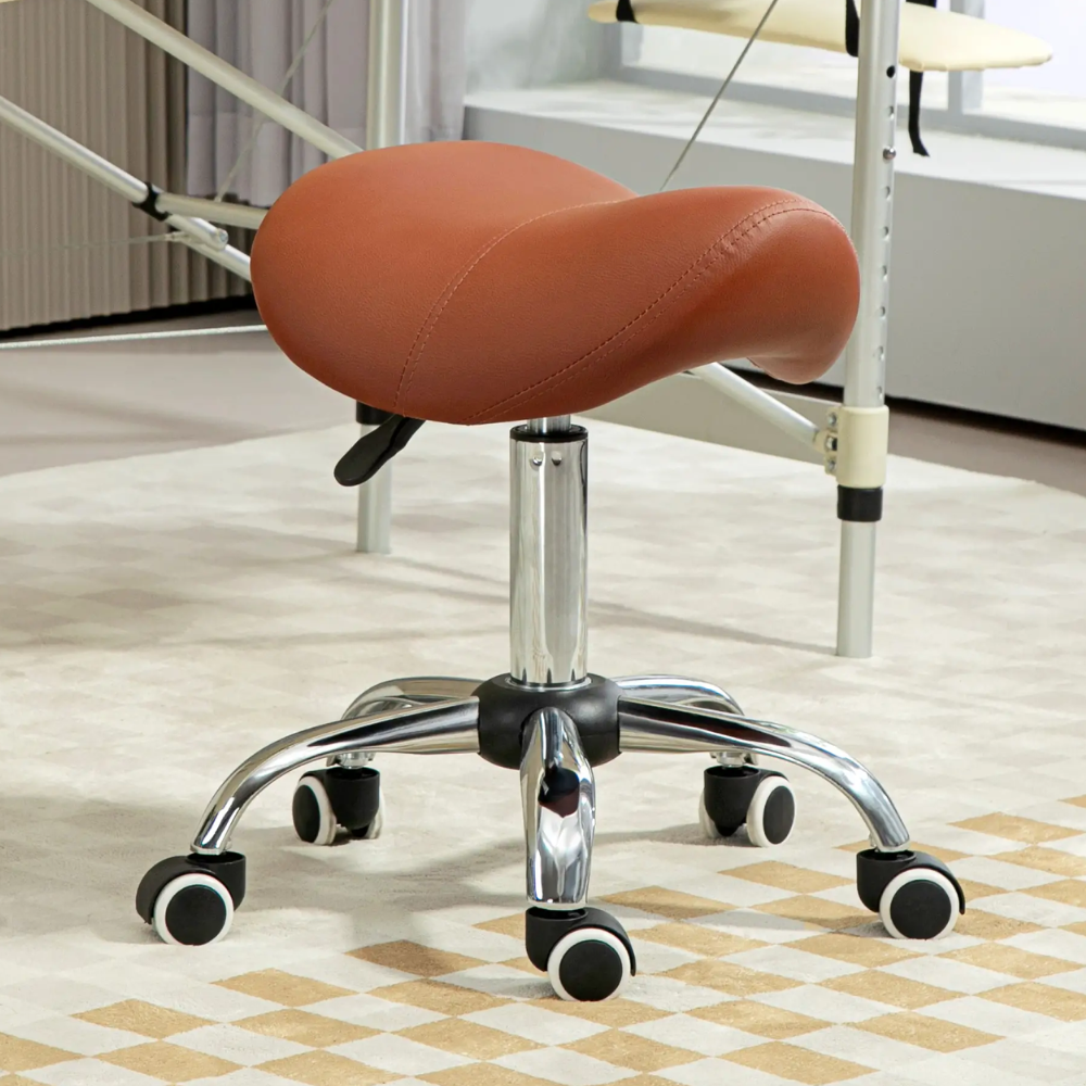 saddle stool on wheels