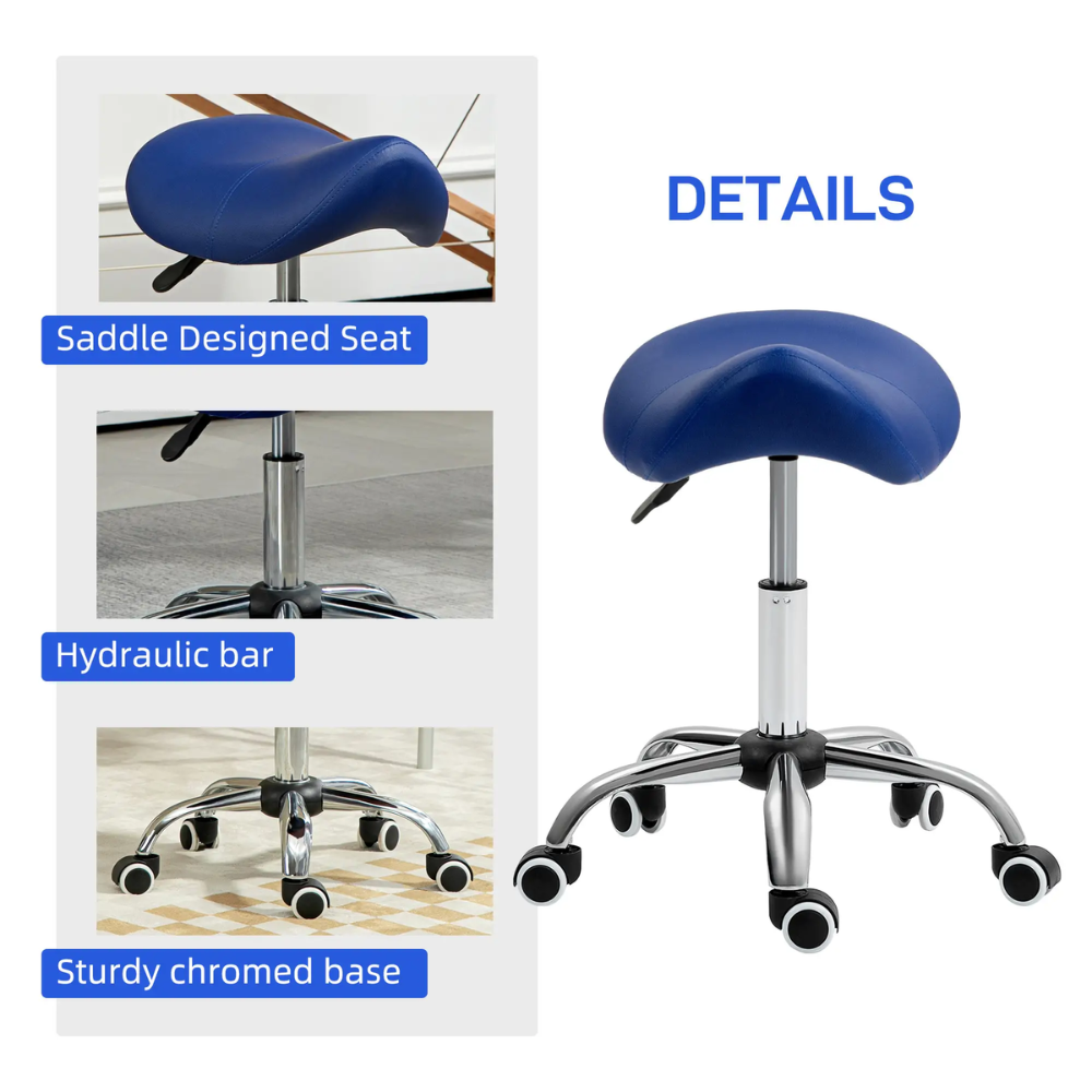 saddle stool on wheels