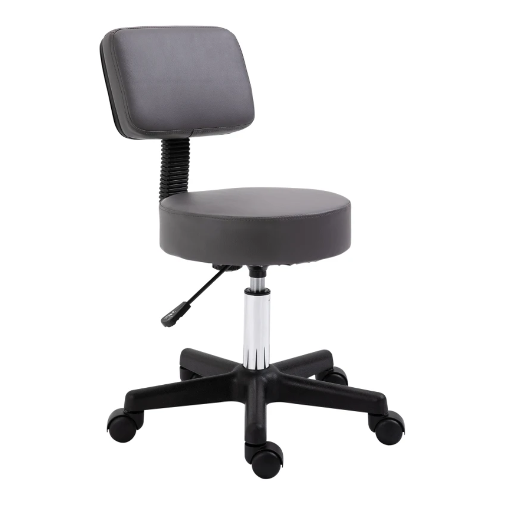 Beautician Nail Technician Swivel Chair Grey