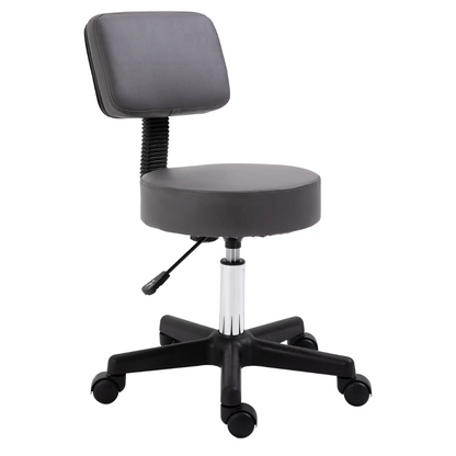 black salon chair