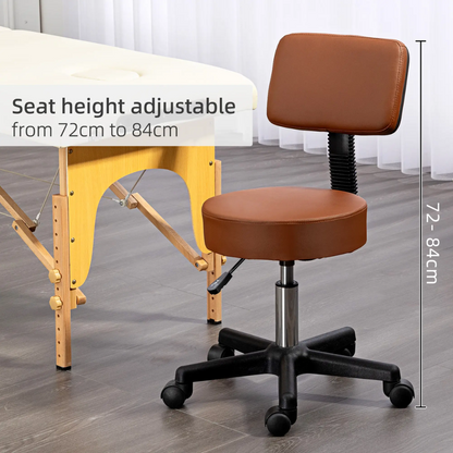 Adjustable tan beauty chair