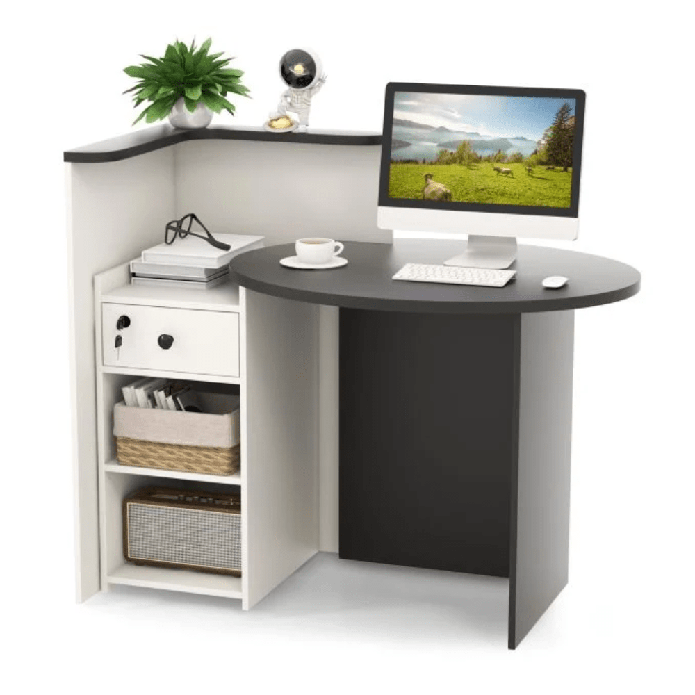 Reception Corner Desk For Beauty Salon