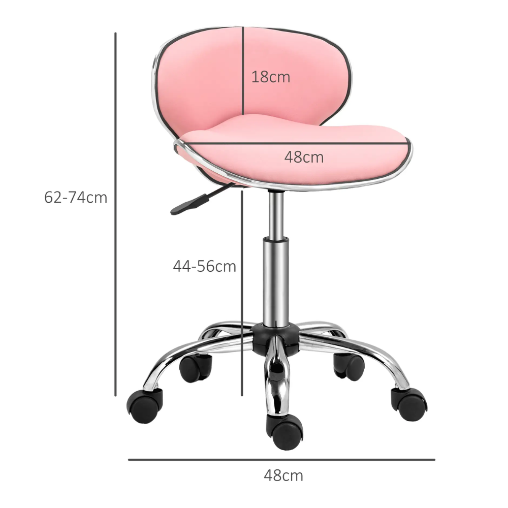 lash tech chair with back support