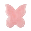 Rose Quartz Butterfly Gua Sha