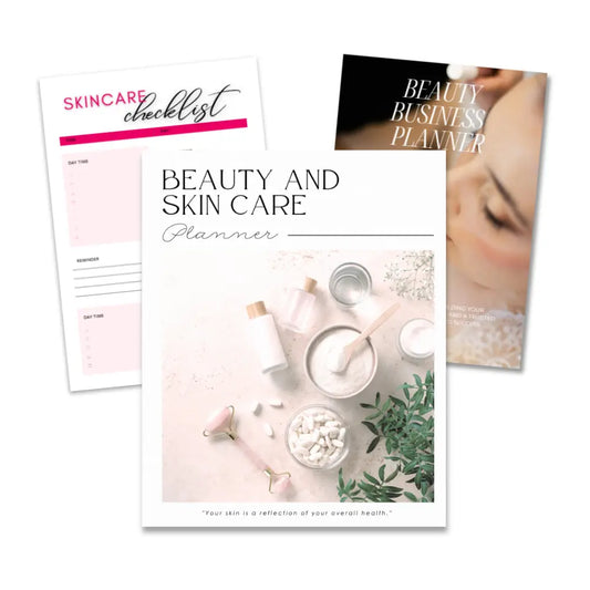 Ultimate Skincare & Beauty Planner, Aesthetic Business Guide & Bonus 2026
