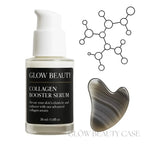 Southern Green jade roller and gua sha with firming serum