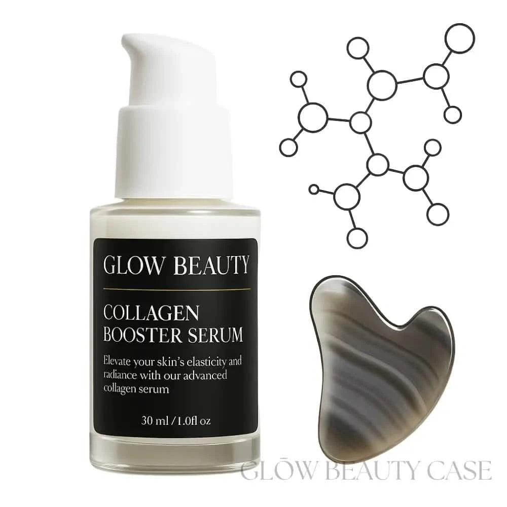 Southern Green jade roller and gua sha with firming serum