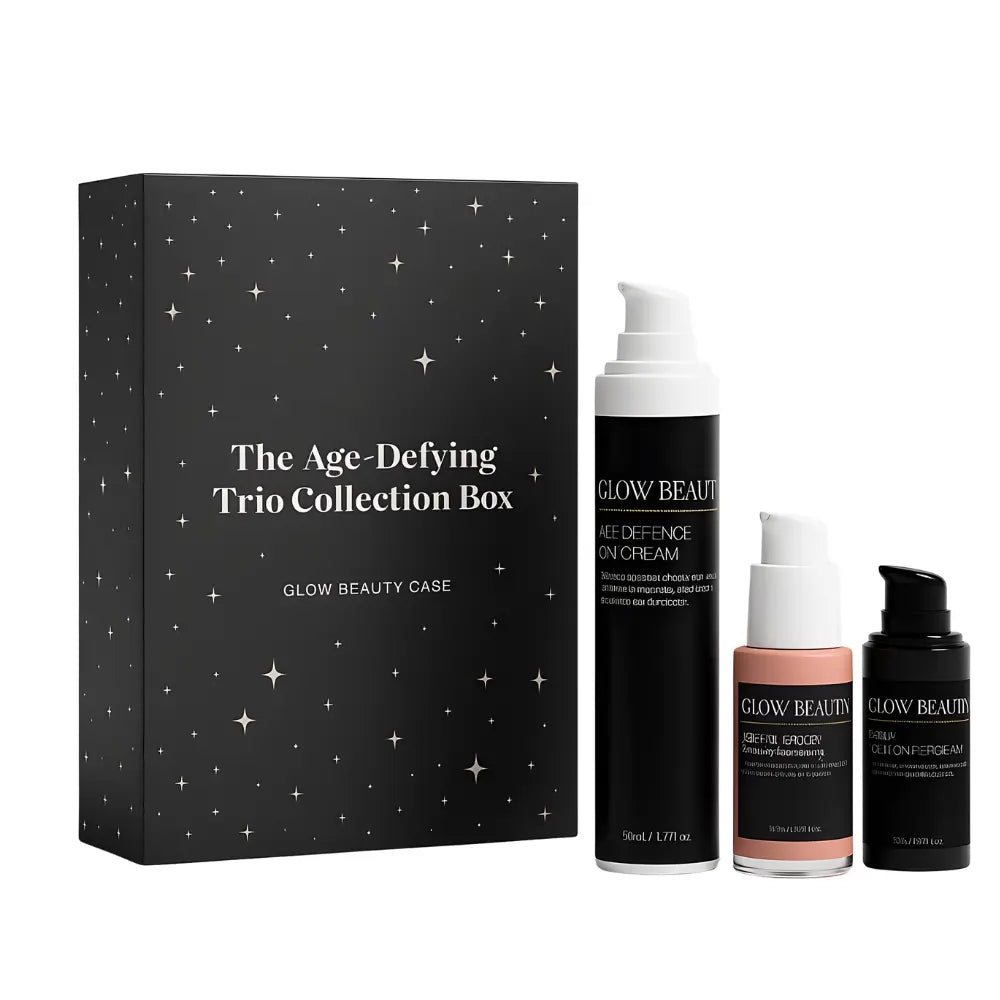 The Age-Defying Trio Skincare Collection Box - Glow Beauty Case