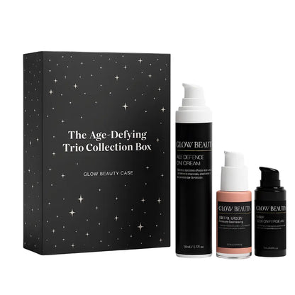 The Age-Defying Trio Skincare Collection Box - Glow Beauty Case